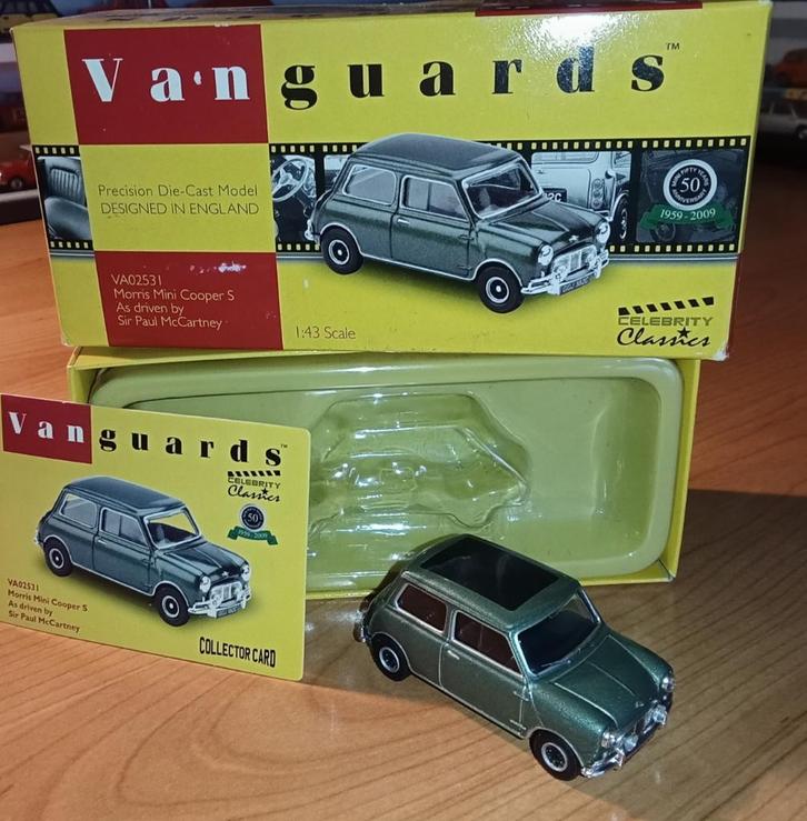 Vanguards Morris Mini Cooper 'S', Sir Paul McCartney., Hobby en Vrije tijd, Modelauto's | 1:43, Nieuw, Auto, Vanguards, Ophalen of Verzenden