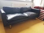 Leren Ikea bank, Huis en Inrichting, Ophalen, Gebruikt, 150 tot 200 cm, Driepersoons