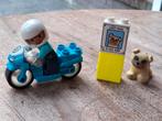 Duplo 10967. Politiemotor en mopshond. Complete set., Ophalen of Verzenden, Zo goed als nieuw, Duplo