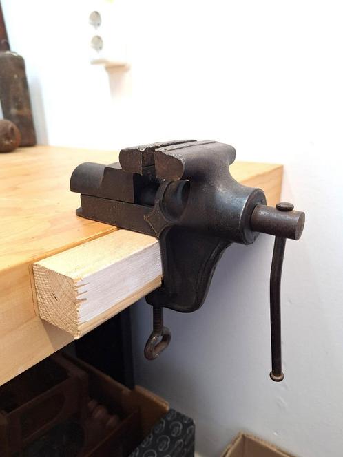 Antieke bankschroef, Antiek en Kunst, Antiek | Gereedschap en Instrumenten, Ophalen of Verzenden