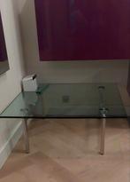 Leolux Rolf Benz merk tafel  als nieuw wegens verhuizi, 100 tot 150 cm, Zo goed als nieuw, Glas, Minder dan 50 cm