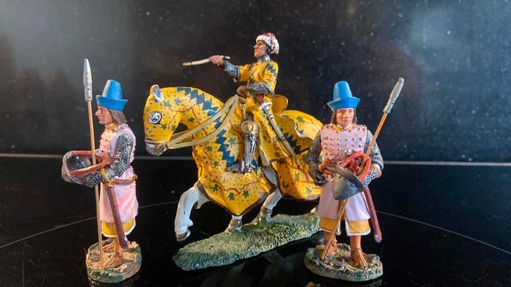 Delprado ridders: Venitiaanse Troepen 14e eeuw, Verzamelen, Poppetjes en Figuurtjes, Zo goed als nieuw, Ophalen of Verzenden