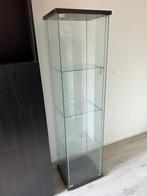 Vitrinekast glas, Ophalen, Met deur(en), 25 tot 50 cm, Glas
