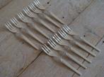 11x Taartvorkje, verzilverd, Sola 100 PAOLA, gaaf, Antiek en Kunst, Antiek | Bestek, Ophalen of Verzenden