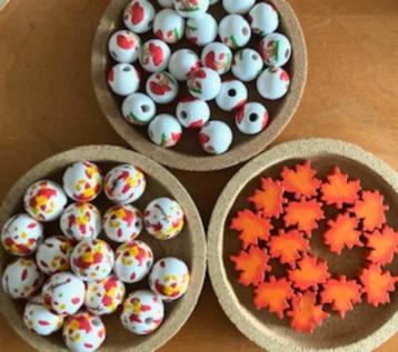 * GROTE houten kralen 16 mm div kleur + HERFST SALE KOOPJE beschikbaar voor biedingen