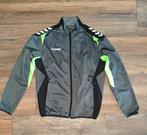 Hummel trainingsJasje - Grijs/Zwart/Groen, Ophalen of Verzenden, Zo goed als nieuw, Hummel, Jongen
