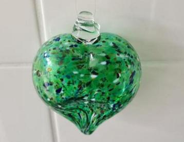 Kosta Boda suncatcher glas kristal raamhanger hart decoratie