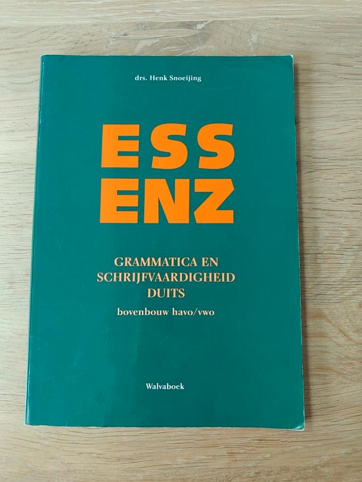 Essenz, grammatica en schrijfvaardigheid Duits, Boeken, Schoolboeken, Zo goed als nieuw, Nederlands, VWO, Ophalen of Verzenden