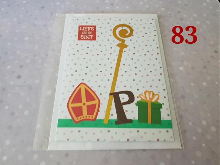 Sinterklaas kaart, Liefs van de Sint 83, Hobby en Vrije tijd, Kaarten | Zelfgemaakt, Nieuw, Overige thema's, Ophalen