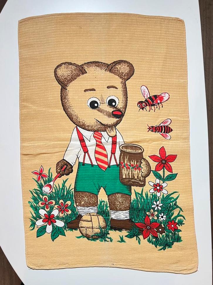 Vintage Theedoek, Antiek en Kunst, Antiek | Kleden en Textiel, Ophalen of Verzenden