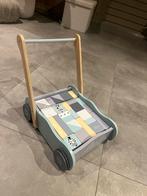 Loopkar hout Jipy met blokjes, Ophalen, Zo goed als nieuw