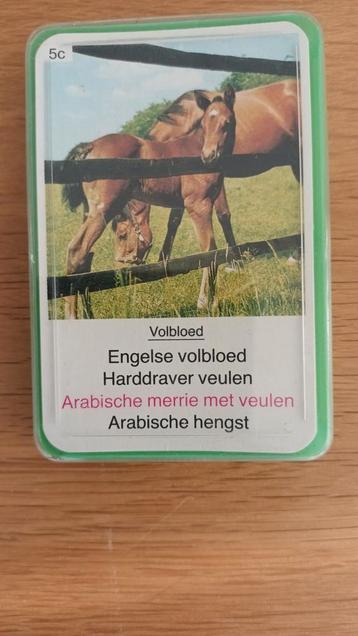 Kwartet met 32 kaarten Paarden beschikbaar voor biedingen