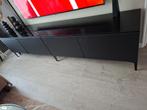 Besta TV Meubel - Zwart, 240cm breed, Ophalen, Zo goed als nieuw, 25 tot 50 cm, Minder dan 100 cm