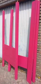 Fuchsia roze meisjes houten hemelbed 90x200, Huis en Inrichting, Slaapkamer | Bedden, Ophalen, Gebruikt, 90 cm, 200 cm