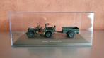 Atlas WW2 schaal 1:43 - JEEP WILLYS MB, Ophalen of Verzenden, Zo goed als nieuw, Auto, Overige merken