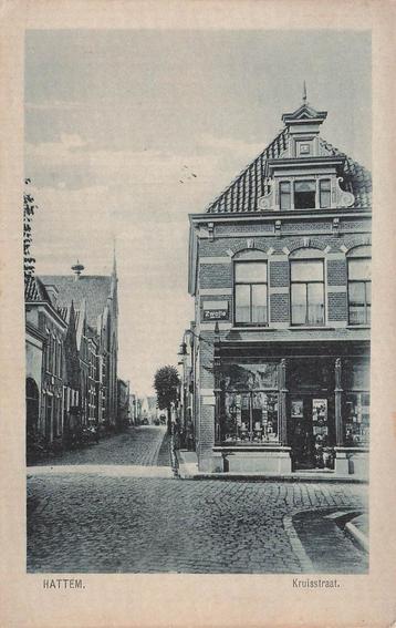 V34 Hattem Kruisstraat - uitg v d Berg 1914 - beschikbaar voor biedingen