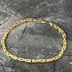 14 karaat gouden armband koningsketting koningsschakel nieuw, Sieraden, Tassen en Uiterlijk, Armbanden, Ophalen of Verzenden, Nieuw