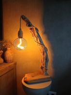 Landelijke tafellamp van drijfhout, 50 tot 75 cm, Nieuw, Ophalen of Verzenden, Stoer sober robuust landelijk drijfhout Oostenrijk