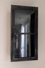 Wandmeubel Carpino metaal, Ophalen, Minder dan 50 cm, Zo goed als nieuw, Glas