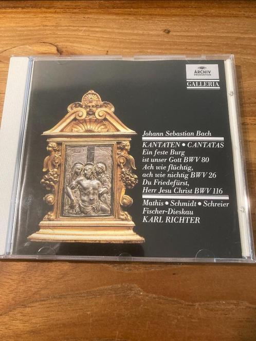 Johann Sebastian Bach - Kantaten (BWV 80, 26, 116 / Karl Ric, Cd's en Dvd's, Cd's | Klassiek, Zo goed als nieuw, Orkest of Ballet