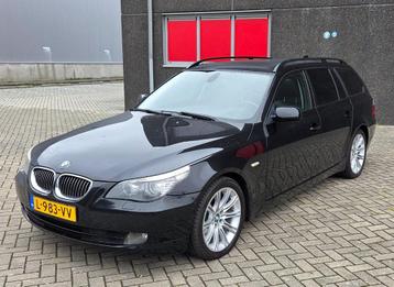 BMW 5-Serie 2.5 I 523 Touring AUT 2007 Zwart beschikbaar voor biedingen