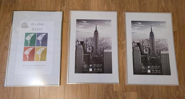 Foto wissellijsten 40 x 60 cm Henze en Accent, Audio, Tv en Foto, Fotografie | Fotolijsten, Gebruikt, Ophalen of Verzenden