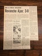 Voetbal krantenartikel Ajax Roda JC november 1978, Verzenden