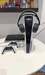 Ps5 met 2 controllers en 2 games, Spelcomputers en Games, Spelcomputers | Sony PlayStation 5, Verzenden, Zo goed als nieuw