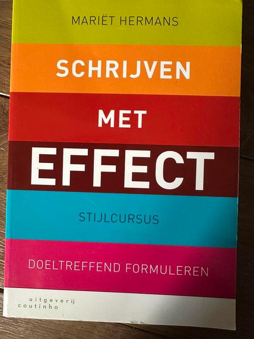 Mariët Hermans - Schrijven met effect, Boeken, Studieboeken en Cursussen, Zo goed als nieuw, Ophalen of Verzenden