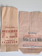 Kristalsuiker en koffie Franeker zakken, Ophalen of Verzenden, Reclamebord