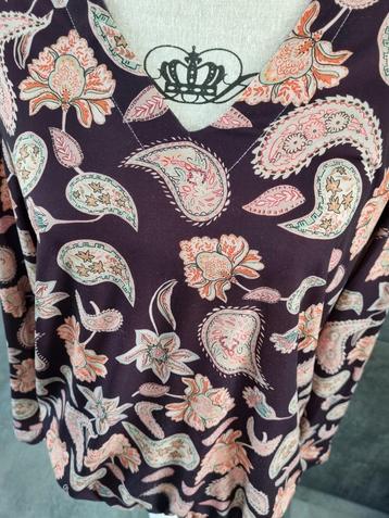 Maicazz Ballonshirt 3XL - Paisley Bloemenprint beschikbaar voor biedingen
