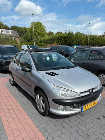 Peugeot 206 - 2001- Grijs - Panorama dak beschikbaar voor biedingen