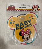 Nieuwe baby on board zuignap Minnie Mouse Disney, Ophalen of Verzenden, Nieuw