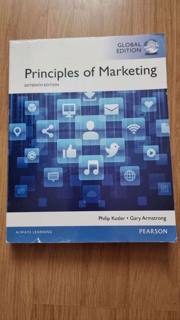 Principles of Marketing, Kotler & Armstrong, 16e editie, Boeken, Economie, Management en Marketing, Gelezen, Economie en Marketing