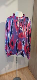 Fuchsia met paarse blouse, lange mouw, maat 42, Ophalen of Verzenden, Zo goed als nieuw, Maat 42/44 (L), Paars