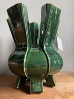 Pols potten puyi vaas groen NIEUW, Huis en Inrichting, Woonaccessoires | Vazen, Nieuw, Ophalen of Verzenden, Glas, Minder dan 50 cm