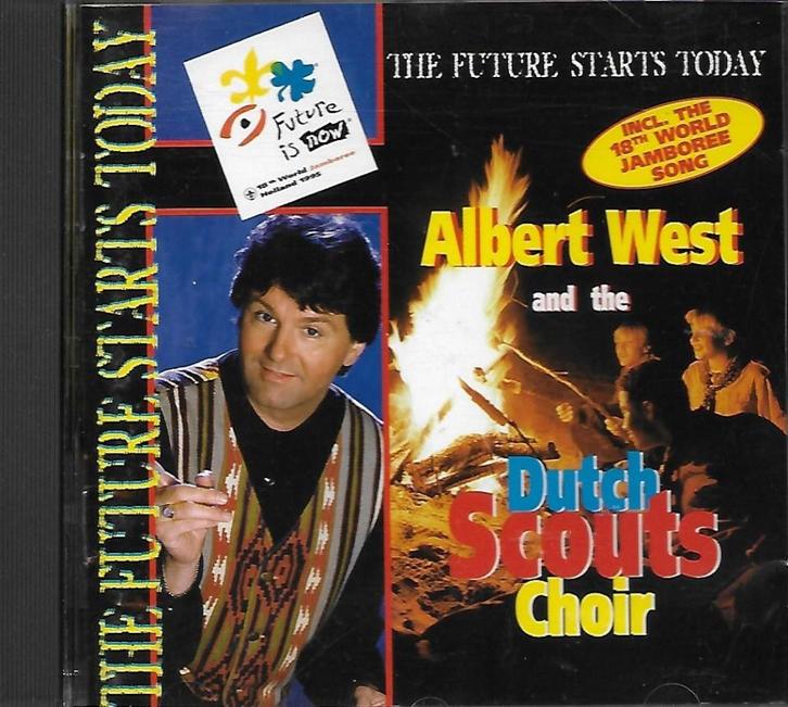 Albert West and The Dutch Scouts Choir - The future starts, Cd's en Dvd's, Cd's | Pop, Zo goed als nieuw, 1960 tot 1980, Verzenden