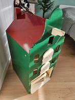 Groot vintage grachtenpand pietenhuis muizenhuis, Ophalen, Gebruikt, Poppenhuis