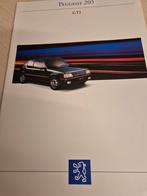 1993 Nederlandse Peugeot 205 GTI folder, met alleen de 1900, Ophalen of Verzenden, Zo goed als nieuw, Peugeot