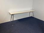 Lensvelt Foldable desk, wit blad, chroom frame (inklapbaar)