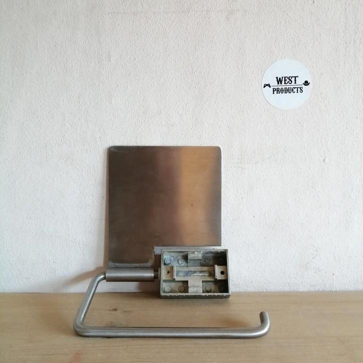 Toiletrolhouder (RVS), Huis en Inrichting, Badkamer | Badtextiel en Accessoires, Gebruikt, Overige typen, Grijs, Ophalen of Verzenden