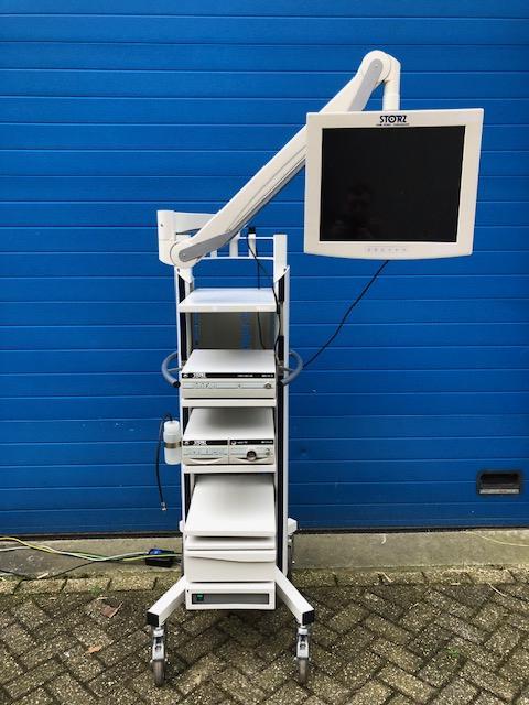 Endoscopieset veterinair+flexibele scope Karl Storz 60332P, Diversen, Verpleegmiddelen, Gebruikt, Ophalen