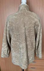 Lamswollen jas maat 44 [DM], Ophalen of Verzenden, Zo goed als nieuw, Maat 42/44 (L), Beige