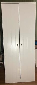 Witte kledingkast, Huis en Inrichting, Zo goed als nieuw, 150 tot 200 cm, 50 tot 75 cm, 50 tot 100 cm