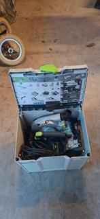 Festool Cirkelzaag HK 85 met Koffer en Geleiders, Doe-het-zelf en Verbouw, Gereedschap | Zaagmachines, Gebruikt, Cirkelzaag, 70 mm of meer