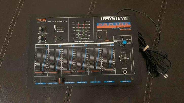 JB system mengpaneel pro 18x stereo mixer dj set multimixer, Muziek en Instrumenten, Mengpanelen, Zo goed als nieuw, Ophalen of Verzenden