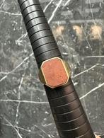 14k gouden zegelring met edelstenen, Sieraden, Tassen en Uiterlijk, Ringen, Ophalen of Verzenden, Nieuw, Goud, Dame
