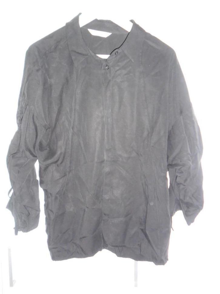 Yaya Women Zwarte Blouse Met Geknoopte Mouwen Maat 40 NIEUW, Kleding | Dames, Blouses en Tunieken, Nieuw, Maat 38/40 (M), Zwart