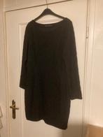 Feestelijke zwarte gevoerde jurk aparte stof van Steps, mt L, Verzenden, Zwart, Maat 42/44 (L), Zo goed als nieuw