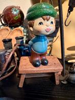 Oud Wobbly Head Poppetje, Antiek en Kunst, Ophalen of Verzenden